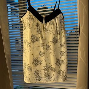 Forever 21 silky zip up cami tank